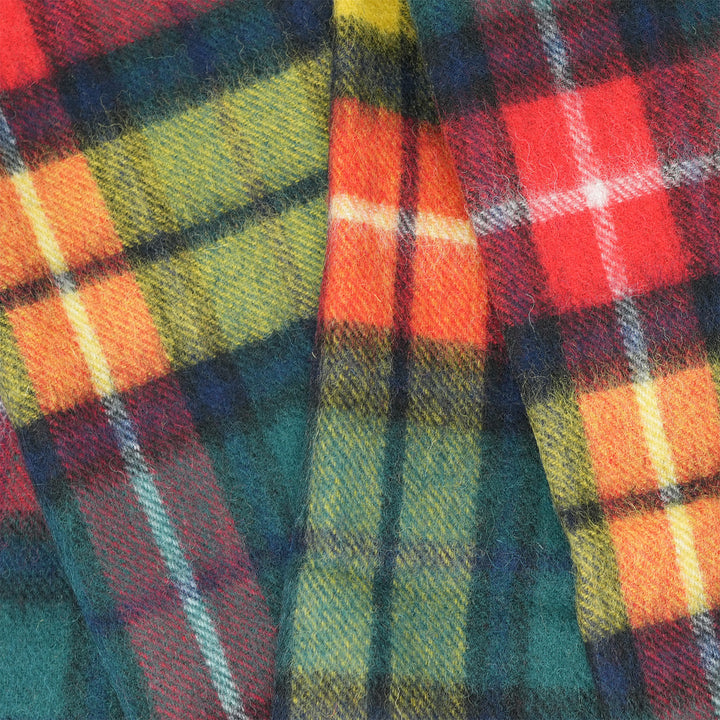 Tartan of Scotland 100% Pure New Wool Clan Scarf - Buchanan