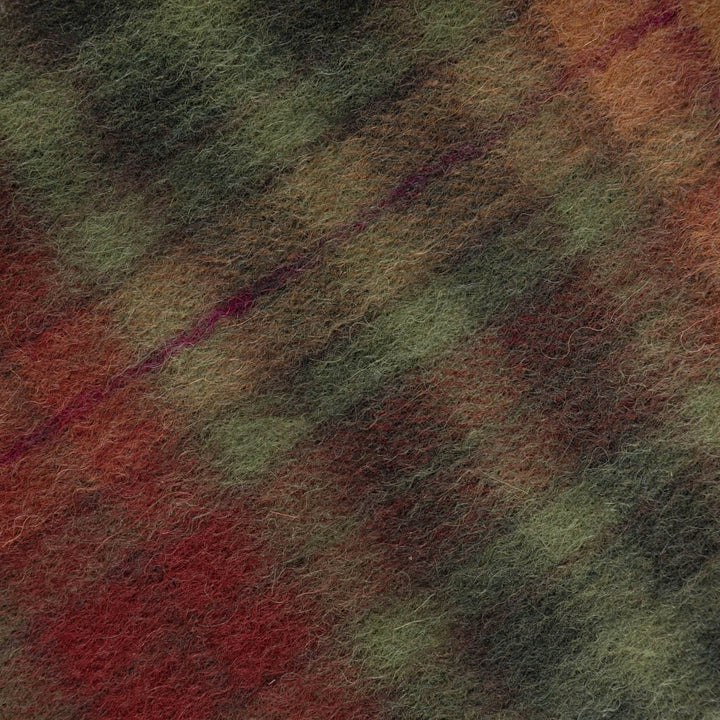Mini Edinburgh Lambswool Tartan Scarf Buchanan Autumn