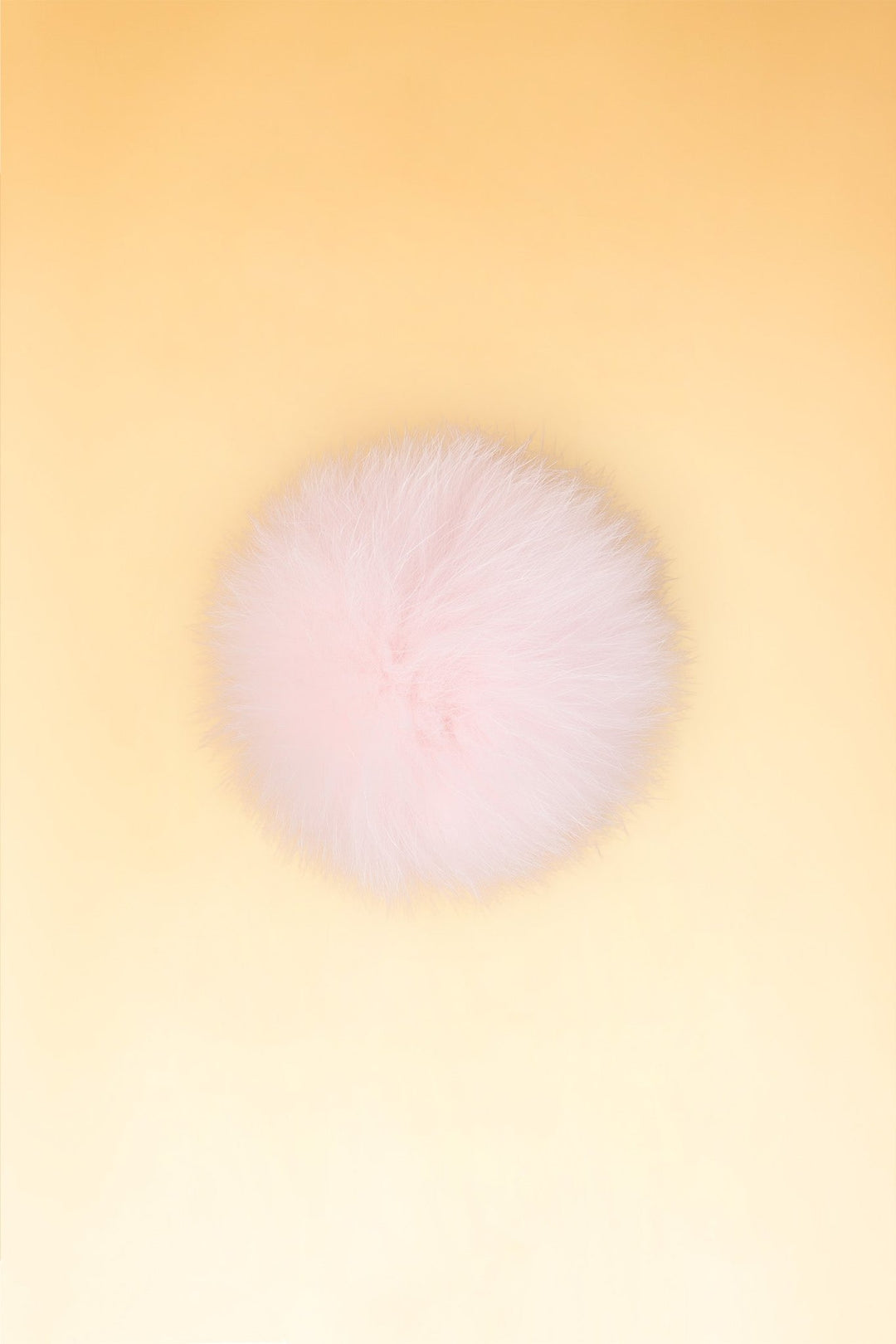 100% Real Fur Pom Pom Pastel Pink - Dunedin Cashmere