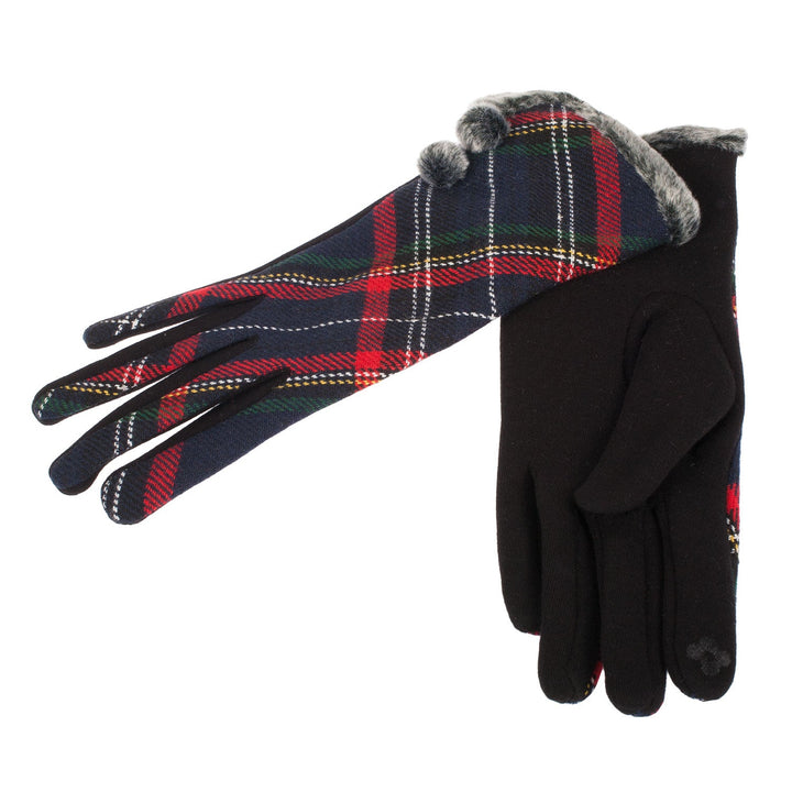 Buckle Tartan Glove - Dunedin Cashmere