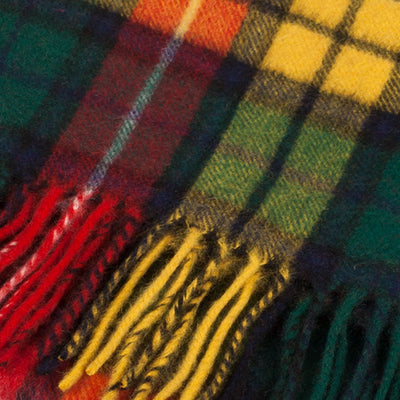 Cashmere Scottish Tartan Clan Scarf Buchanan Modern - Dunedin Cashmere