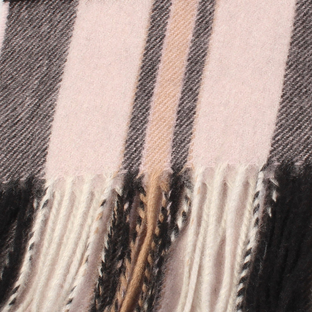 Cashmere Scottish Tartan Scarf Amplified Thomson Pink - Dunedin Cashmere