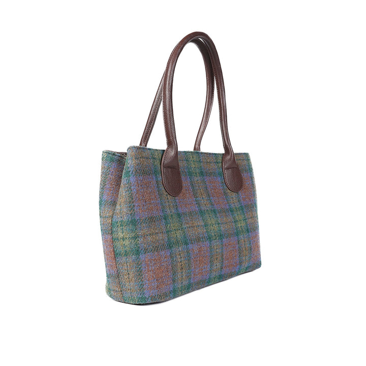 Harris Tweed Ladies Handbag - Classic Skye Tartan - Dunedin Cashmere
