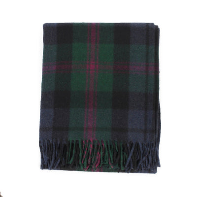 Highland Wool Blend Tartan Blanket / Throw Extra Warm Baird - Dunedin Cashmere