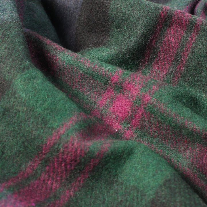 Highland Wool Blend Tartan Blanket / Throw Extra Warm Baird - Dunedin Cashmere