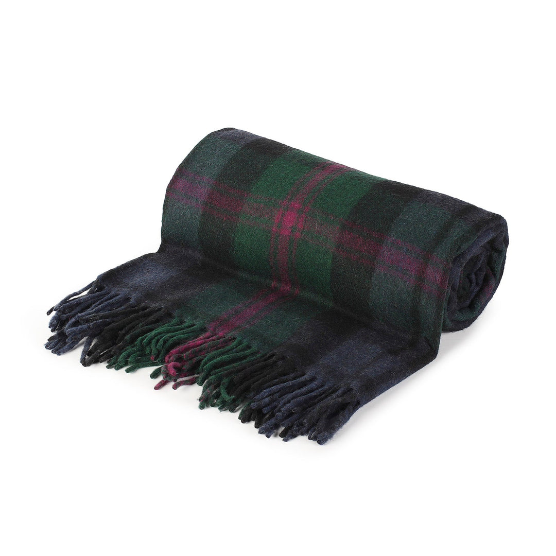 Highland Wool Blend Tartan Blanket / Throw Extra Warm Baird - Dunedin Cashmere