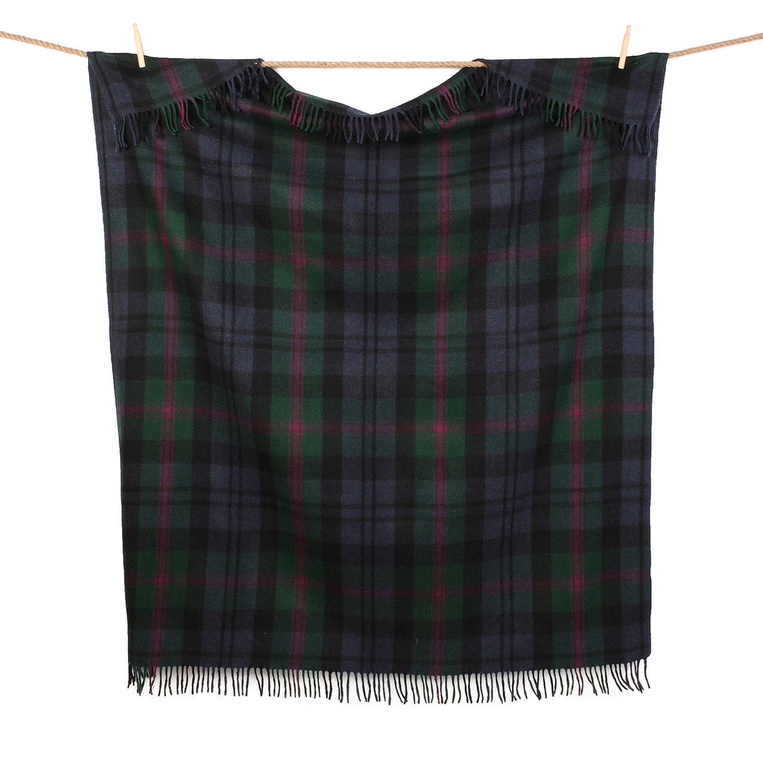 Highland Wool Blend Tartan Blanket / Throw Extra Warm Baird - Dunedin Cashmere
