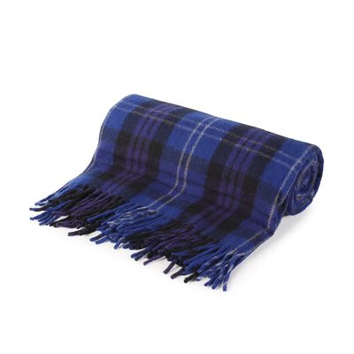 Highland Wool Blend Tartan Blanket / Throw Extra Warm Heritage Of Scotland - Dunedin Cashmere