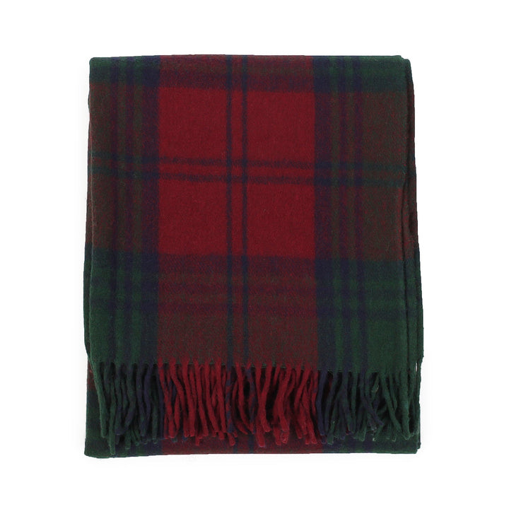 Highland Wool Blend Tartan Blanket / Throw Extra Warm Lindsay - Dunedin Cashmere