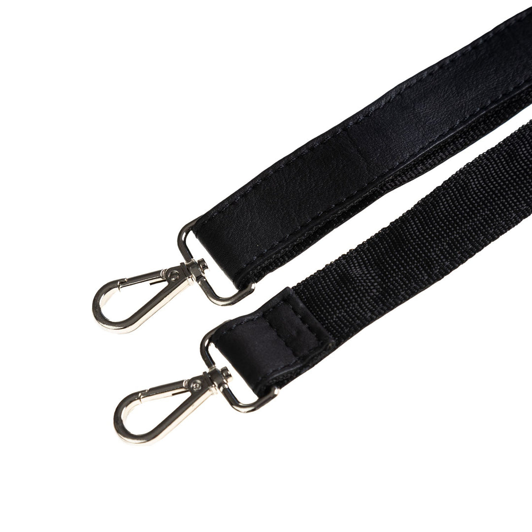 Ladies Ht Leather Hand Bag Cerise Check / Black - Dunedin Cashmere