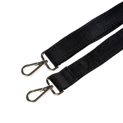 Ladies Ht Vegan Leather Hand Bag Plum Herringbone / Black - Dunedin Cashmere
