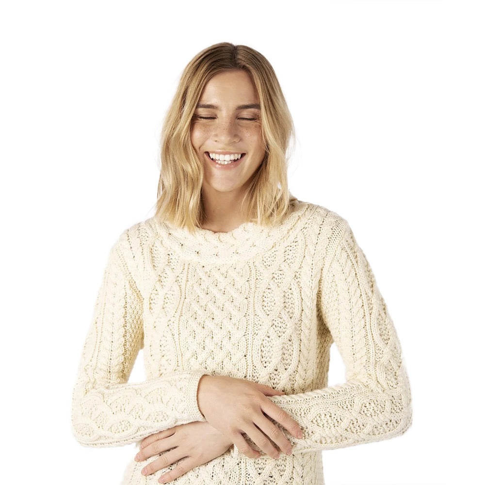 Ladies Knitted 'Spindle' Pullover - Dunedin Cashmere