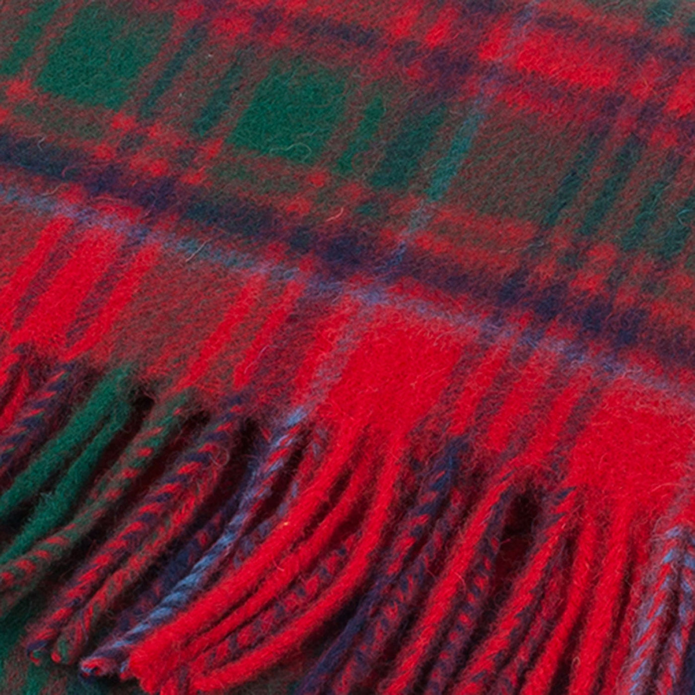 Lambswool Scottish Tartan Clan Scarf Grant - Dunedin Cashmere