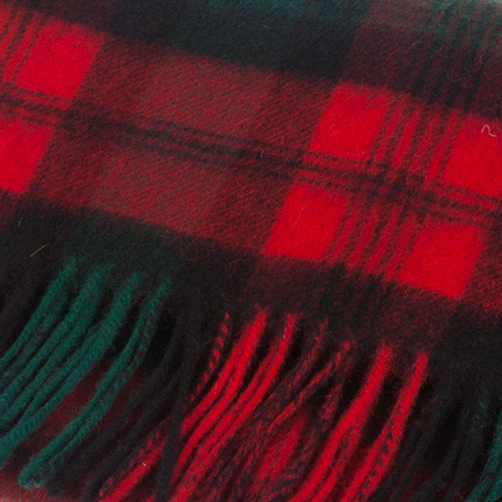 Lambswool Scottish Tartan Clan Scarf Kerr - Dunedin Cashmere