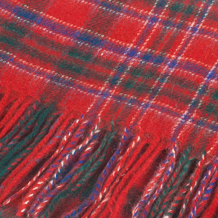 Lambswool Scottish Tartan Clan Scarf Macalister - Dunedin Cashmere