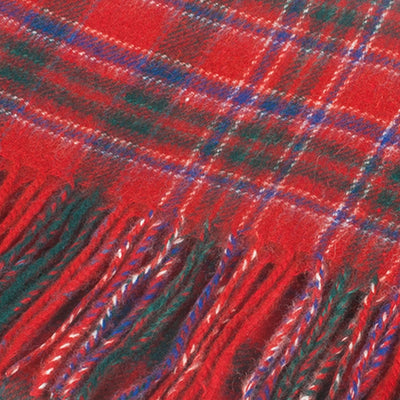 Lambswool Scottish Tartan Clan Scarf Macalister - Dunedin Cashmere