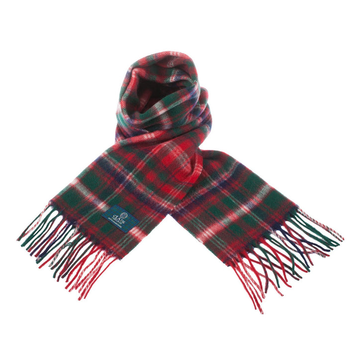 Lambswool Scottish Tartan Clan Scarf Macdougall - Dunedin Cashmere