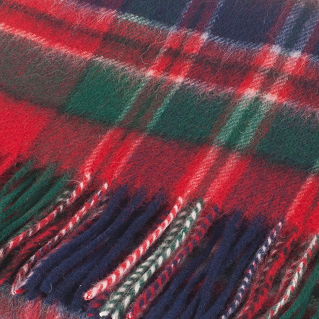 Lambswool Scottish Tartan Clan Scarf Macfarlane Clan - Dunedin Cashmere