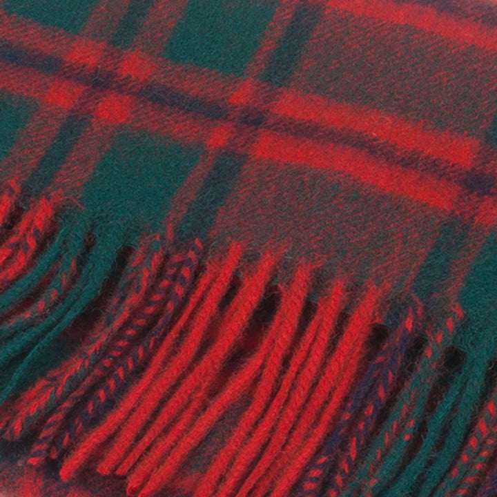 Lambswool Scottish Tartan Clan Scarf Macintosh Clan - Dunedin Cashmere