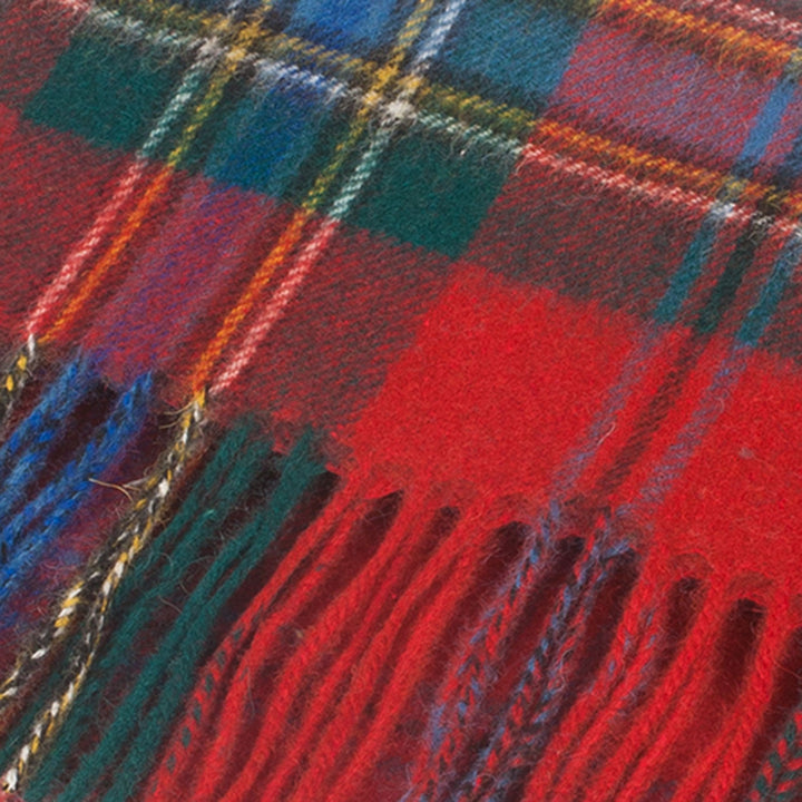 Lambswool Scottish Tartan Clan Scarf Maclean Of Duart - Dunedin Cashmere