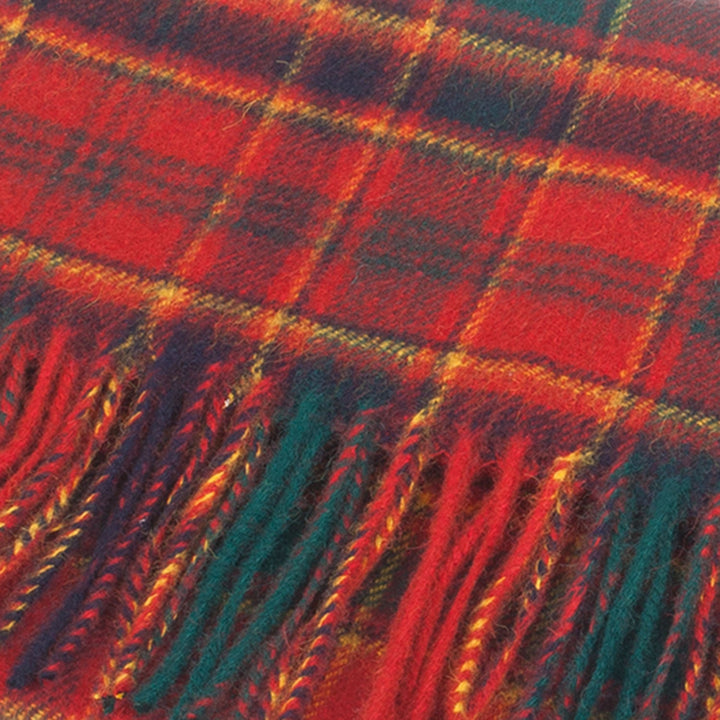 Lambswool Scottish Tartan Clan Scarf Munro - Dunedin Cashmere