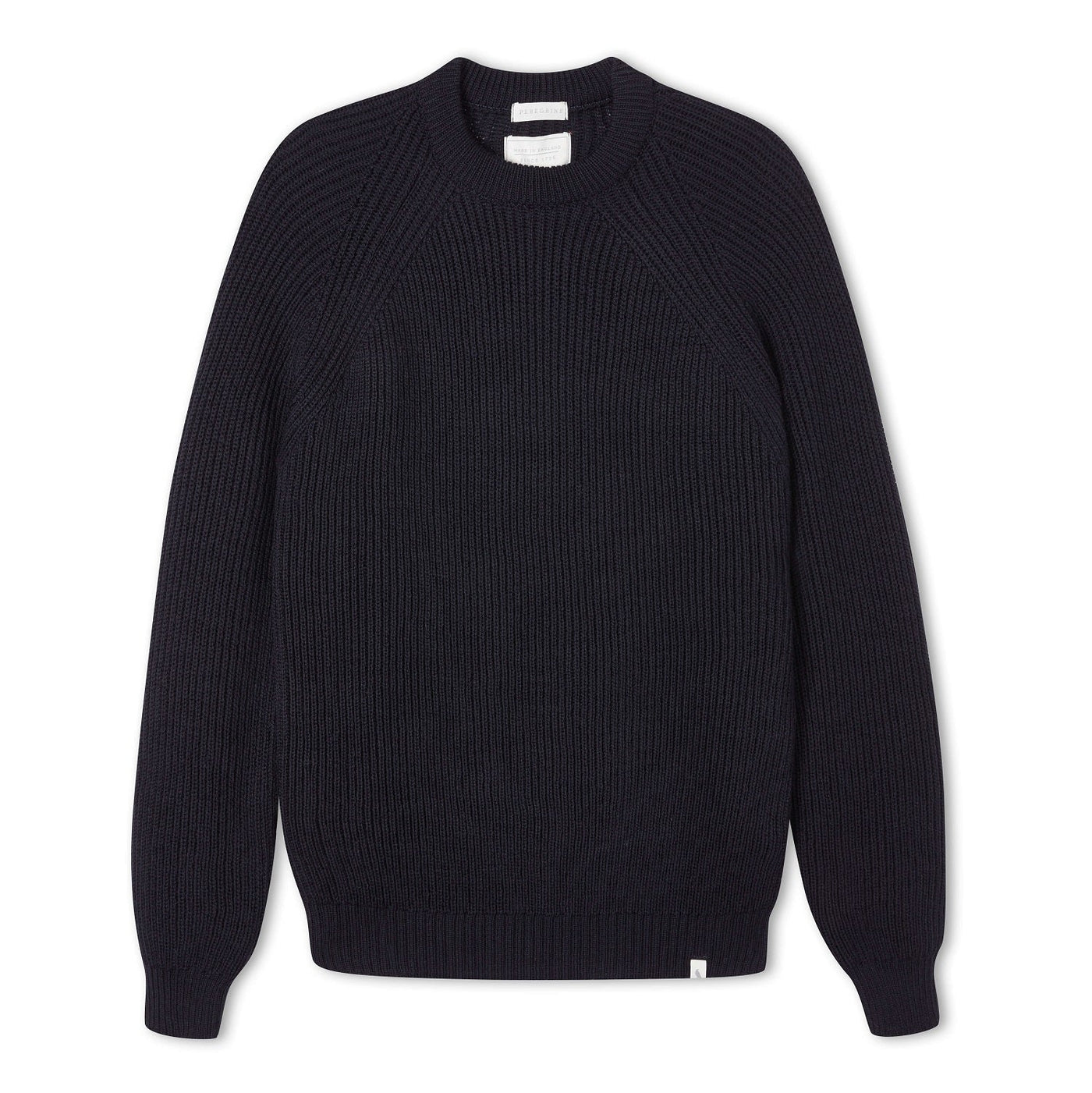 Men's Peregrine Ford Crew Neck Made In England Navy - Dunedin Cashmere