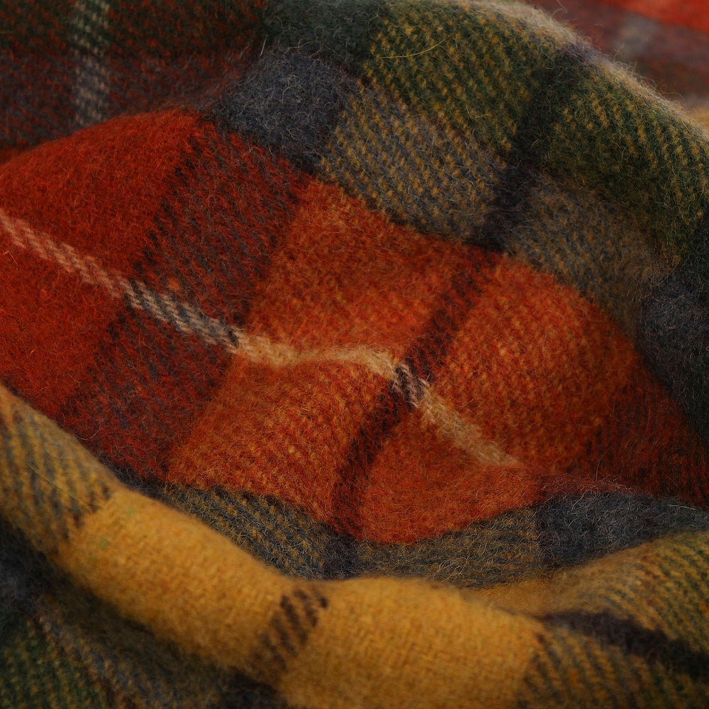 Recycled Wool Tartan Blanket Throw Buchanan Antique - Dunedin Cashmere