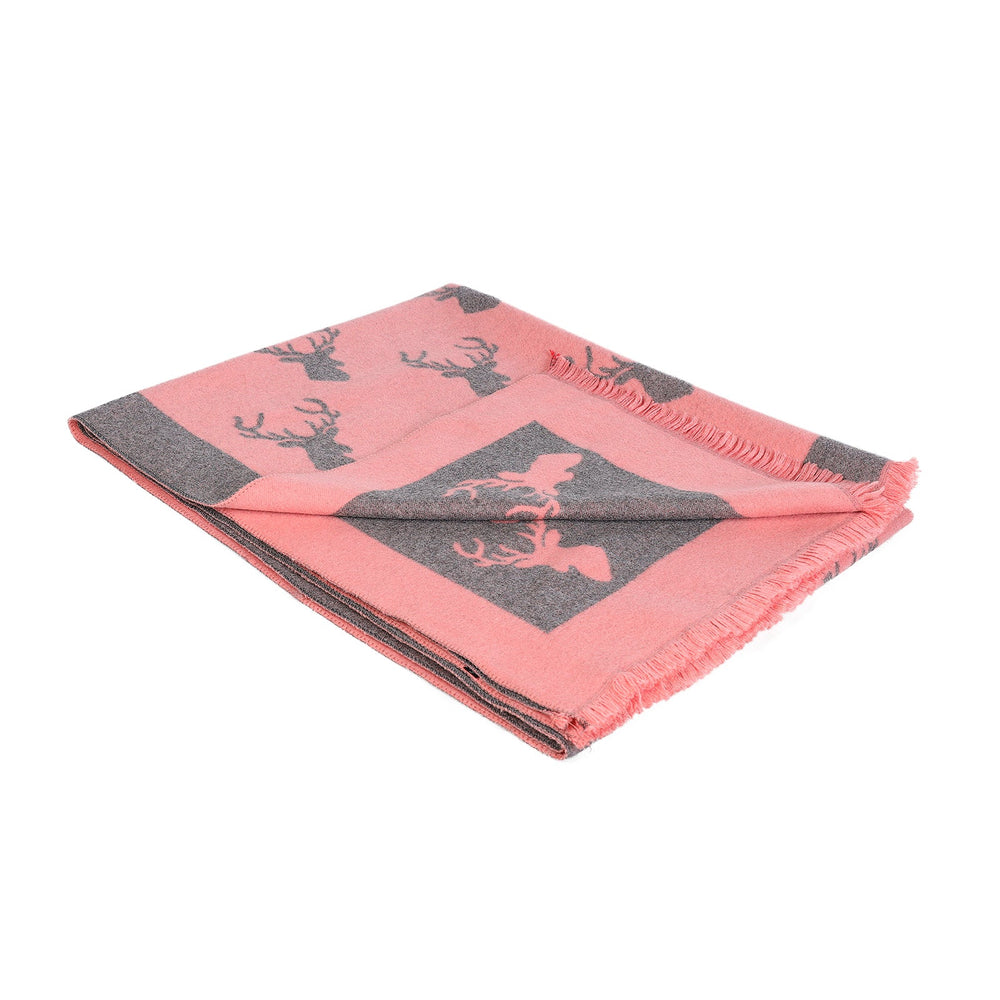 Super Soft Stag Scarf Pink - Dunedin Cashmere