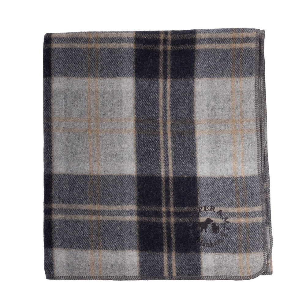 Tartan Pet Blanket Bannockbane Silver - Dunedin Cashmere