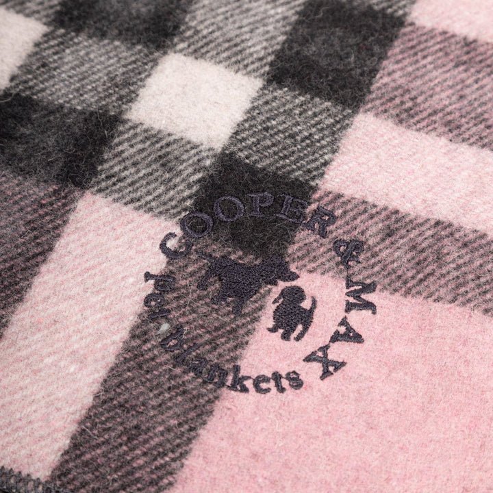 Tartan Pet Blanket Thomson Pink - Dunedin Cashmere