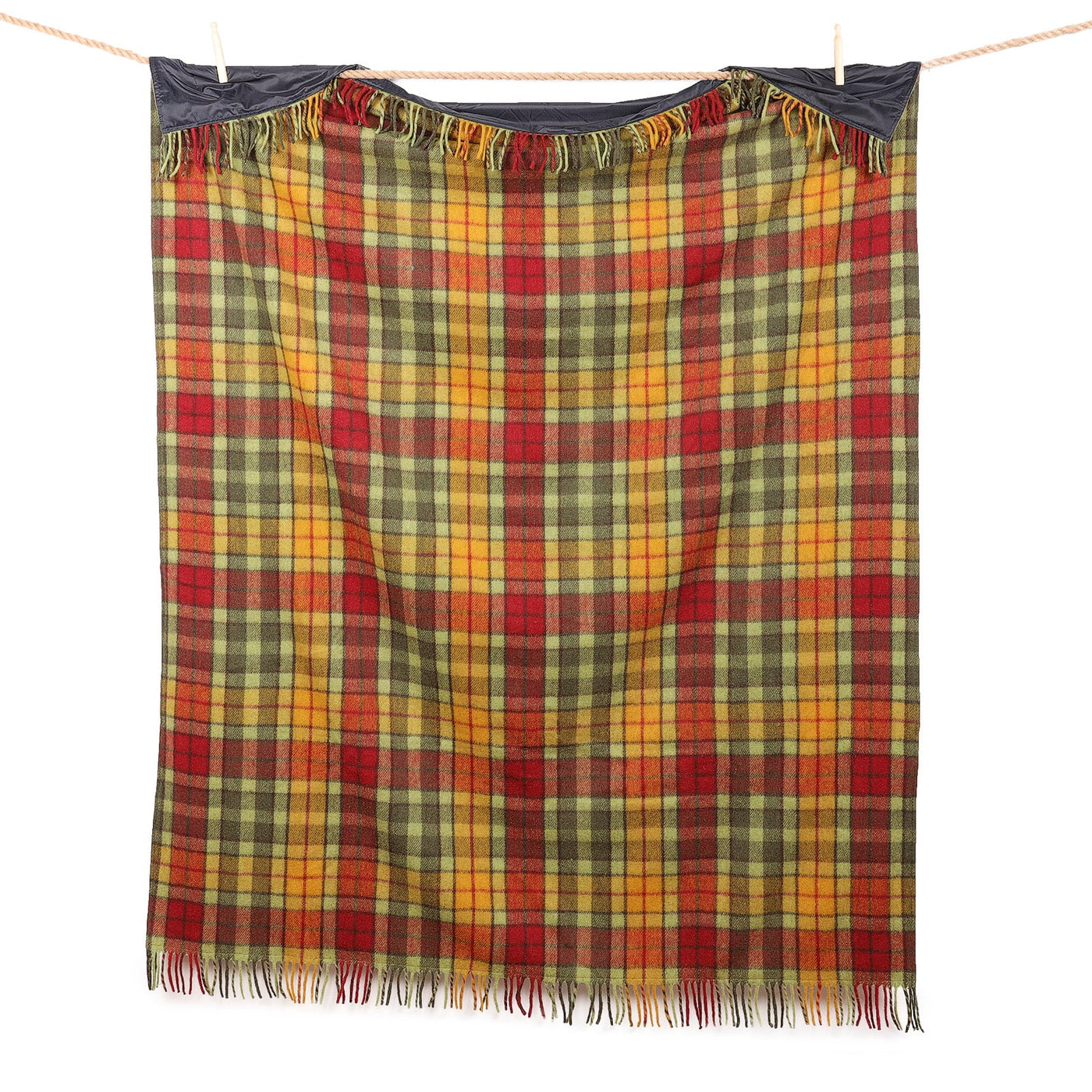 Tartan?�Picnic Blanket Buchanan Autumn - Dunedin Cashmere