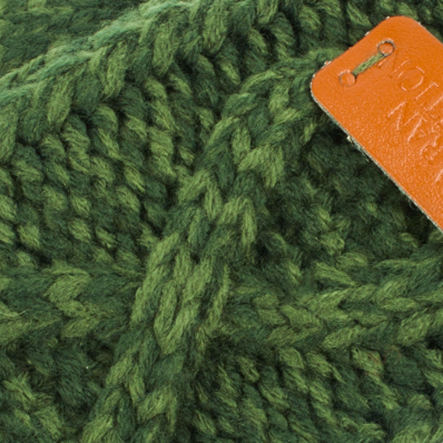 Women's Aran Traditions Cable Fingerles DARK GREEN Dunedin Cashmere